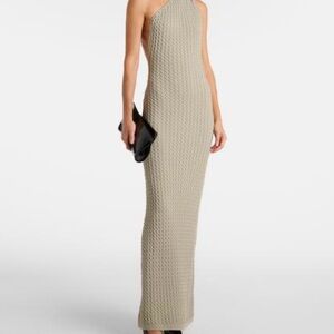 Aya Muse Women’s Atria cable-knit cotton-blend maxi dress